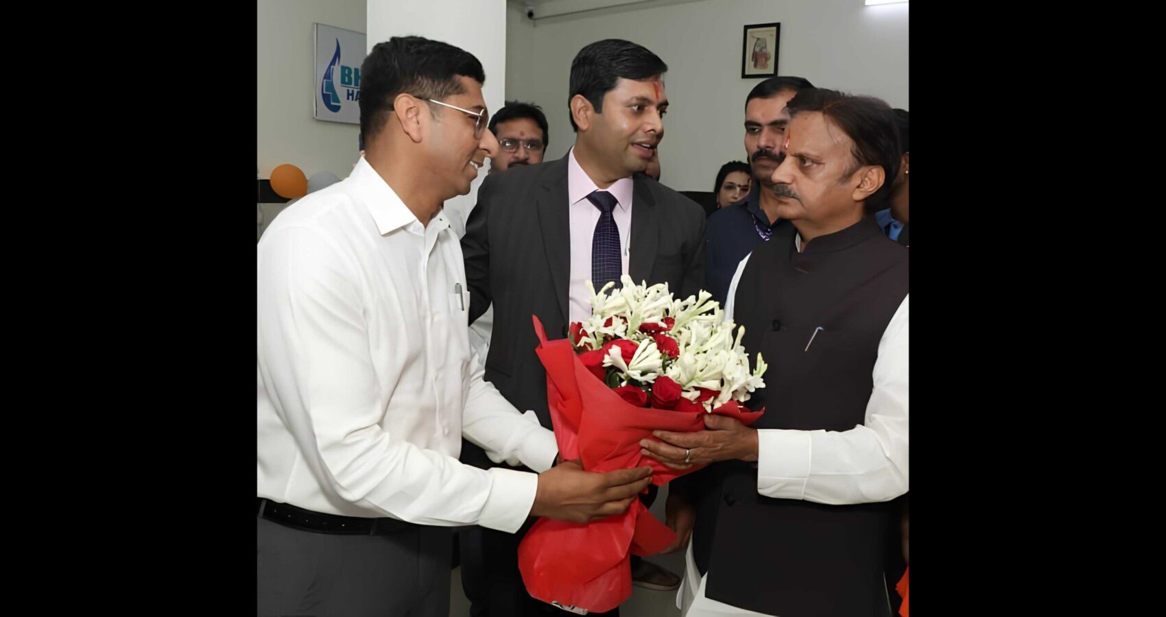 Dr Zeeshan_and Dr vishal with Mr Rajendra Shukla Ji