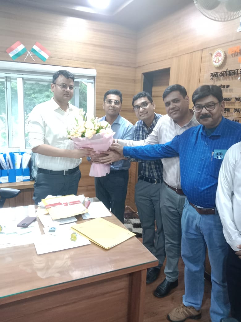 CEO of Ayushman Bharat MP Mr. Mayank Agrawal IAS. CEO of Ayushman Bharat MP Mr. Mayank Agrawal IAS.